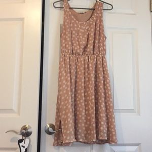 Chiffon Polka Dot Dress